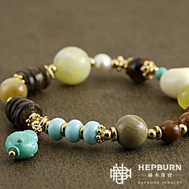 【赫本珠寶】青提庫克愛心小青魚沉香手鍊