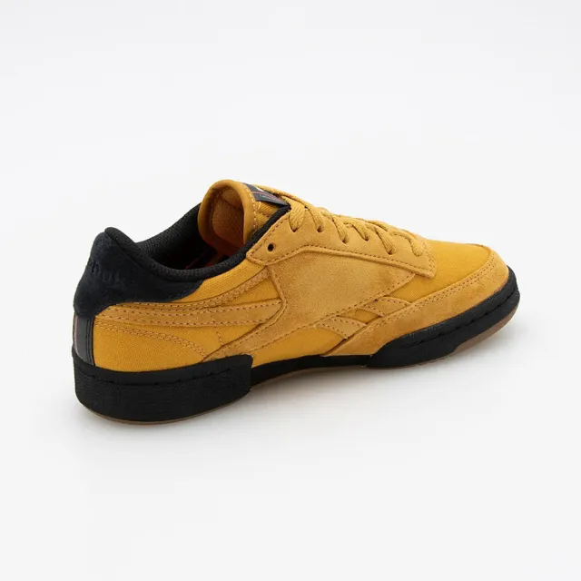 【REEBOK】Club C Revenge Vintage 男 休閒鞋 復古 反光 麂皮 黃黑(100032999)