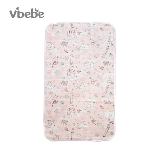 【Vibebe 官方直營】印花紗布澡巾2入(台灣製 100%純棉 嬰兒口水巾 新生兒手帕 柔軟舒適 易乾)