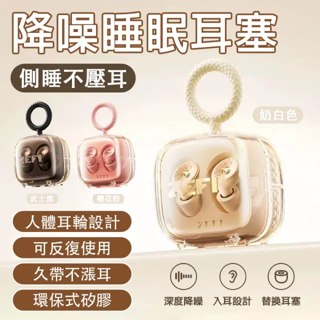 睡眠耳塞 靜音耳塞(防噪音 強效降噪 無痛)