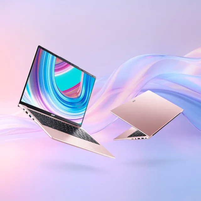 【Acer】微軟M365組★14吋R5輕薄效能-珠光櫻粉(Swift Lite/SFL14-41P-R447/R5-7430U/16G/512G/W11)