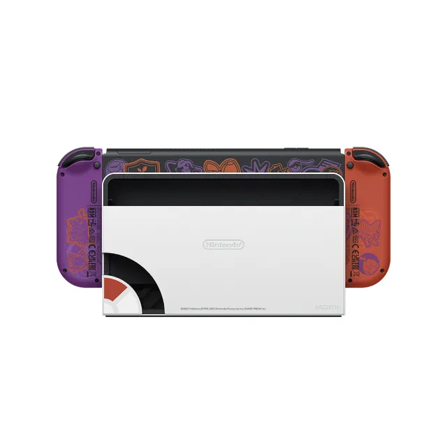 【Nintendo 任天堂】Switch OLED 寶可夢朱紫主機(台灣公司貨)