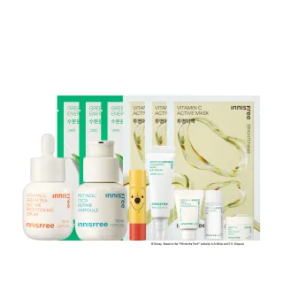 【INNISFREE】官方直營 維他命C+A醇絕配無瑕組(早C晚A美白+去粉刺精華)