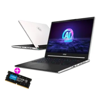 升級32G組★【MSI 微星】14吋Ultra 5 135H RTX4050電競筆電(Stealth 14 Studio/16G/512G SSD/W11/A1VEG-203