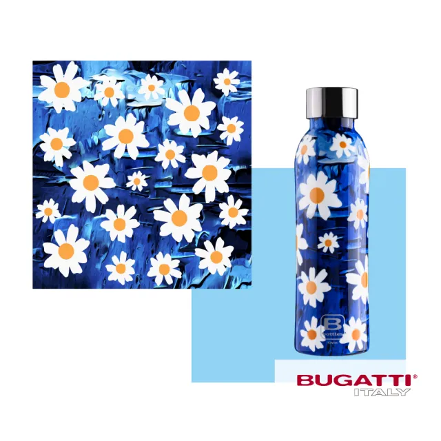 【Bugatti 布加迪】買1送1 義大利 設計師系列 500ml保溫瓶(316醫療級不鏽鋼/任選2色)