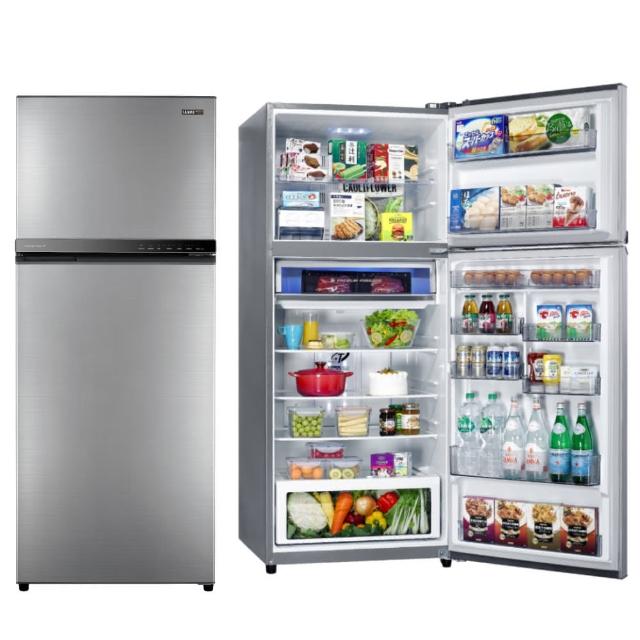 【SAMPO 聲寶】610公升一級星美滿極光鈦旗艦變頻系列雙門冰箱(SR-F61D-S2)