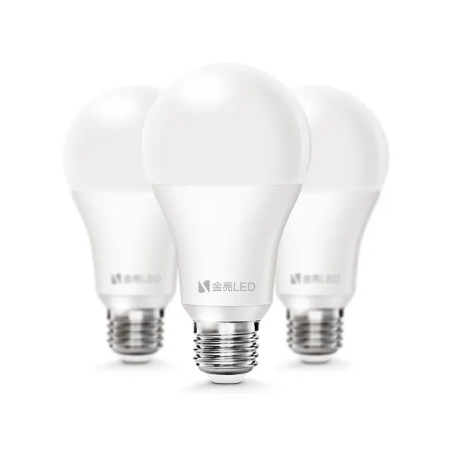 【金亮】6入組｜16W 台灣製造 LED燈泡 E27燈泡(無藍光、長壽命、高亮度、照度均勻、E27燈頭)