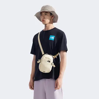【The North Face】北面男女款米色休閒單肩包｜8C6F3X4(斜背包)