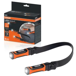 【Osram 歐司朗】LED頸掛燈/掛脖燈 可拆卸＆磁吸手電筒(維修照明、夜間輔助照明、洗車鍍膜)