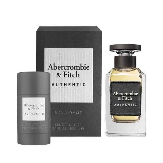 【Abercrombie & Fitch】真我男性淡香水100ml(贈隨機體香膏73g.專櫃公司貨)