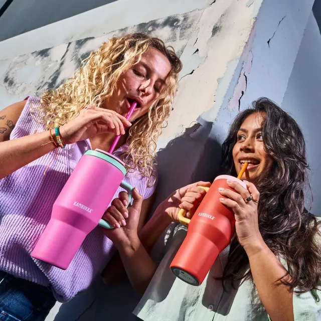 【KAMBUKKA】卡沛卡 Rio Tumbler 冰霸杯 不鏽鋼950ml/多色任選(冰壩瓶/保溫杯/吸管杯/隨行杯/保溫瓶)