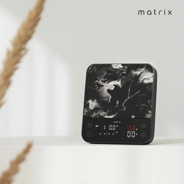 【Matrix】M2 Pro AI大師 義式手沖 LED四顯流速粉水比咖啡電子秤(AI引導/粉液比/分段注水/粉水比)