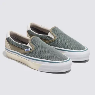 【VANS 官方旗艦】Tokyo Design Collective Slip-On Reissue 98 SP 軍綠色滑板鞋
