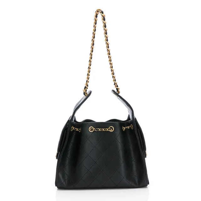 【CHANEL 香奈兒】25 Hobo bag(金黑雙色鏈帶)『entrupy安心購』
