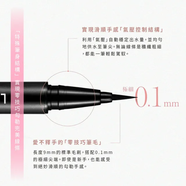 【LUMIURGLAS】路米格思-極細零技巧眼線液0.5ml-栗棕(防水/抗暈染/持久)