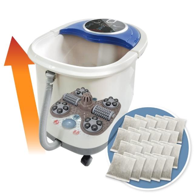 三立臺推薦 日虎 石墨烯自動滾輪泡腳機 SS-609，具備底部滾輪設計，方便移動與拖拉，長管洩水設計更便利。內附20包中藥草包，提供舒適泡腳體驗，結合現代科技與傳統療法，是理想的居家按摩保健器材。