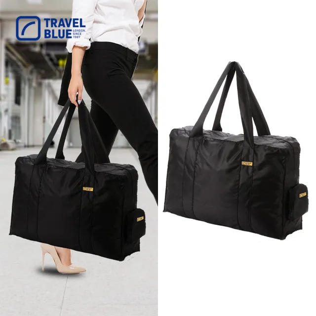 【Travel Blue 藍旅】折疊行李袋 16L(小購物袋 小行李袋)