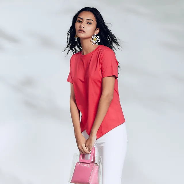 【ICHE 衣哲】Cop.Copine 法國原裝進口法式不對稱剪裁造型上衣