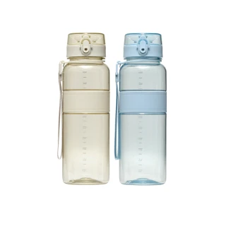 【LocknLock 樂扣樂扣】官方直營 Tritan優質彈蓋提帶水壺 1000ml 2入組(兩色任選/Tritan材質/飲水必備)