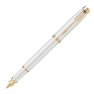 【PARKER】派克  IM金屬系列限量版 珠光白 鋼筆(IM)