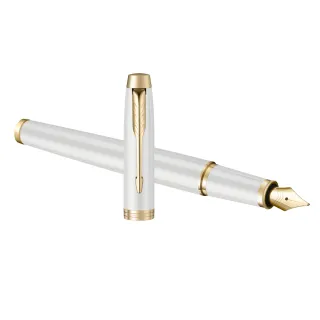 【PARKER】派克  IM金屬系列限量版 珠光白 鋼筆(IM)