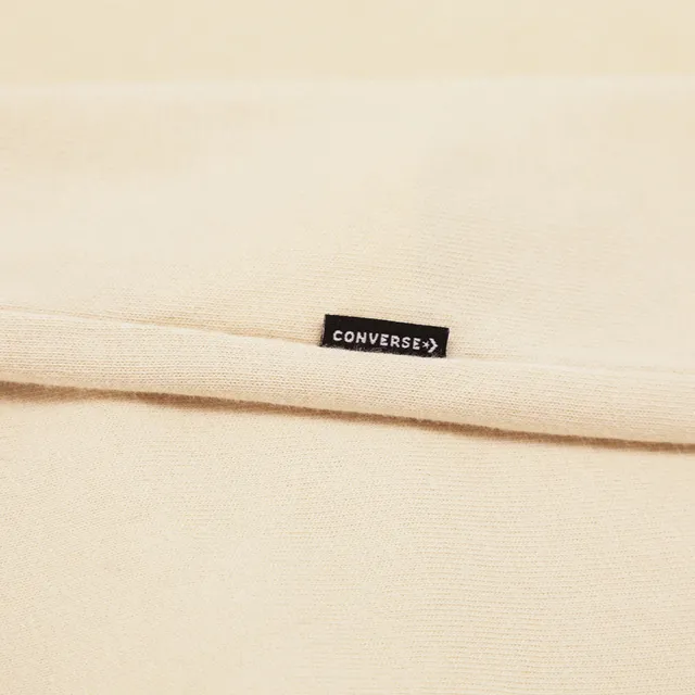 【CONVERSE】運動 休閒 短袖上衣 T恤 男上衣 WASHED TEE NATURAL IVORY(MCH624-W0L)