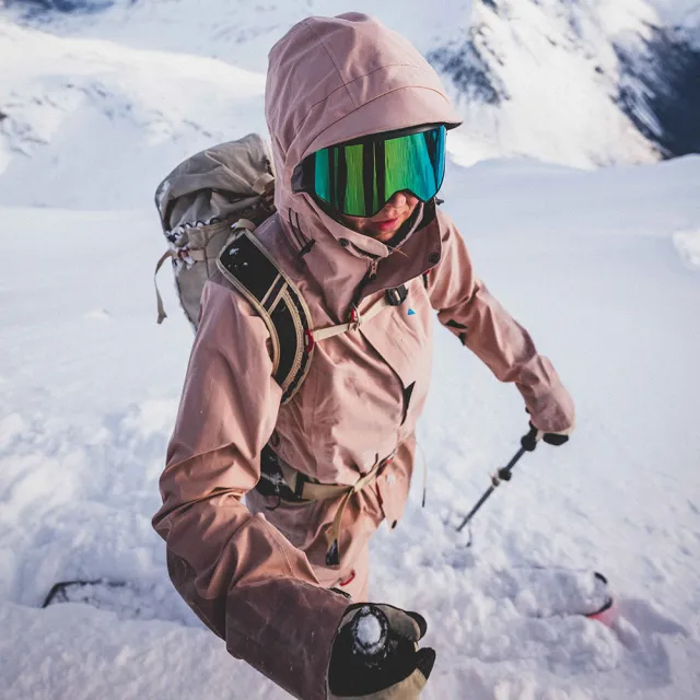 【Klattermusen】女 Skirner 寬版登山滑雪外套(戶外運動/休閒旅遊/防風保暖/登山健行/日常穿搭/KM10017)