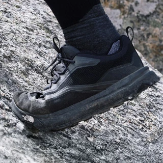 【The North Face 官方旗艦】北面男女款黑色DryVent防水透氣登山鞋｜8D97KX7(健行鞋)