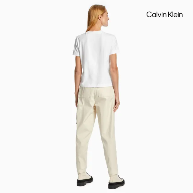 【CALVIN KLEIN】官方旗艦館 CK Monogram 上衣_白色