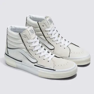 【VANS 官方旗艦】SK8-Hi Reconstruct 米白色滑板鞋/休閒鞋