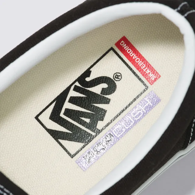【VANS】官方旗艦 Skate Slip-On 黑色專業滑板鞋/休閒鞋