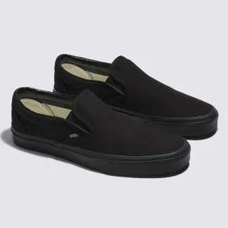 VANS 官方旗艦】Classic Slip-On 黑白棋盤格滑板鞋/休閒鞋/帆布- momo