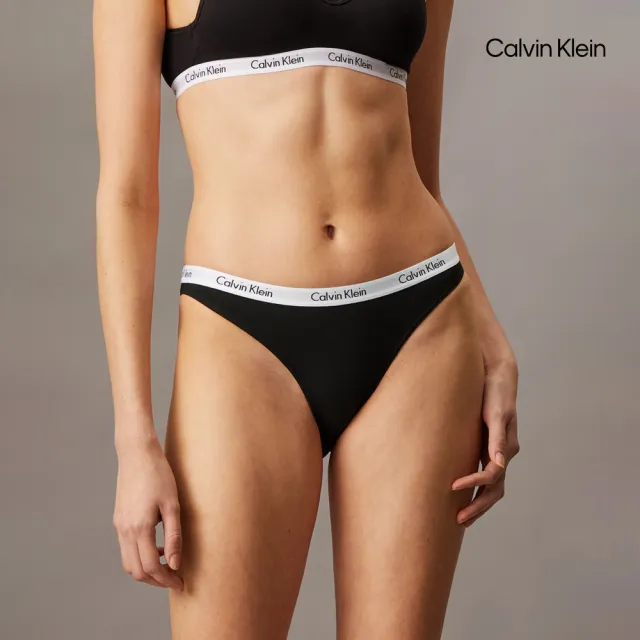 【CALVIN KLEIN】官方旗艦館 CK Carousel 比基尼內褲_黑色