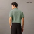 【CALVIN KLEIN】官方旗艦館 CK Smooth Cotton UV Protect Half Zip Polo衫_灰色