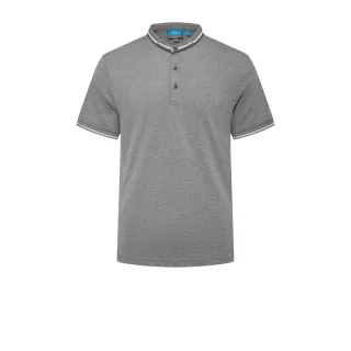 【G2000】男款 速乾立領網眼布短袖T恤-月光銀色(4614327293) 38女王節首選