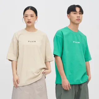 【plain-me】買一送一★男女款 PLAIN多色logo短TEE PLN0131(多色 TEE 短袖上衣 涼感 短T T恤 經典款)