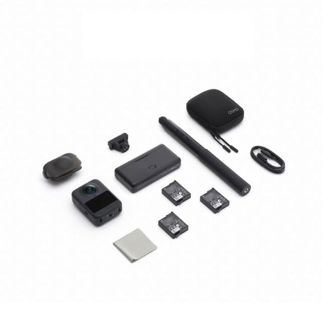 【DJI】OSMO 360暢拍套裝 全景相機/運動相機｜1英吋CMOS｜三電充電盒、隱形自拍桿+2年版Care(聯強國際貨)