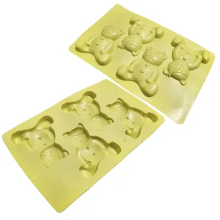 【金德恩】一組2入 小熊餅乾模(巧克力模具 果凍製作餅乾模 烘焙模具 工具料理 餅乾模 小熊餅乾)