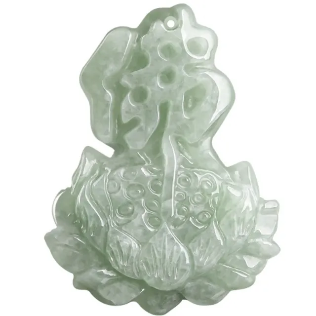 【Penny 珮妮】A貨翡翠 佛牌蓮花 吊墜項鍊(母親節 父親節 情人節 生日禮物 交換禮物 新婚 新年 尾牙)