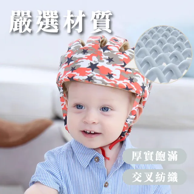 【KIDS PARK】歐美定制護頭防撞帽 F款 (寶寶學走路防摔帽/護頭帽/嬰兒頭部保護墊/透氣防撞帽)
