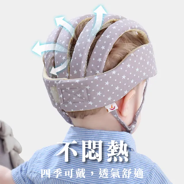 【KIDS PARK】歐美定制護頭防撞帽 F款 (寶寶學走路防摔帽/護頭帽/嬰兒頭部保護墊/透氣防撞帽)