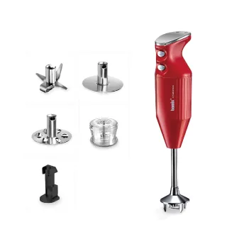 【瑞康屋bamix寶迷】瑞士轉動奇機調理棒/料理棒/攪拌棒(豪華款Deluxe 經典紅)