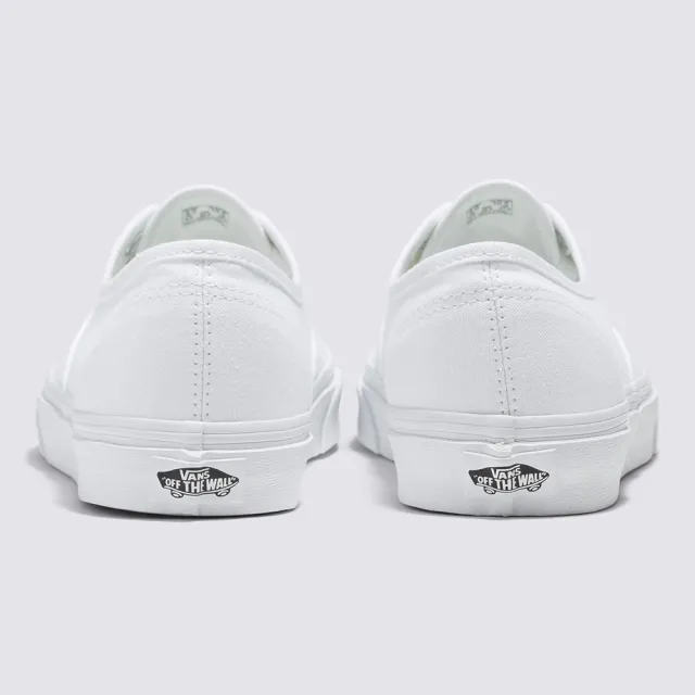 【VANS】官方旗艦 Authentic 全白色滑板鞋/休閒鞋/帆布