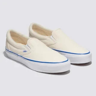 【VANS 官方旗艦】Premium Slip-On Reissue 98 米白色滑板鞋