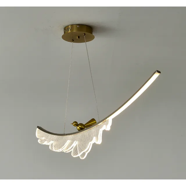 【大巨光】簡約風-LED 48W 吊燈-大_LED(BN-1222 附遙控器 可調明暗 壓克力、矽膠)