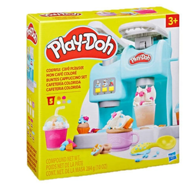 【PLAYDOH 培樂多】廚房系列繽紛咖啡機遊戲組(黏土)