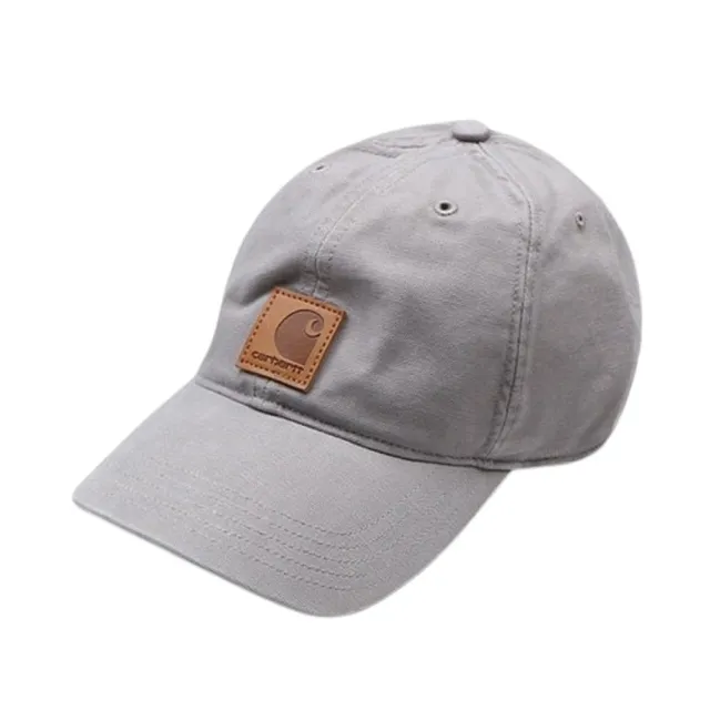 【carhartt】Carhartt ODESSA經典老帽/鴨舌帽/牛皮革標/厚磅粗帆布石洗老舊感 棒球帽 帽子(美國平行輸入)