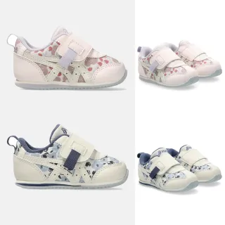【asics 亞瑟士】IDAHO BABY KT-ES G 男女 小童鞋 兒童 學步鞋 童鞋(1144A373-701-200 粉米白 米白藍 花卉)