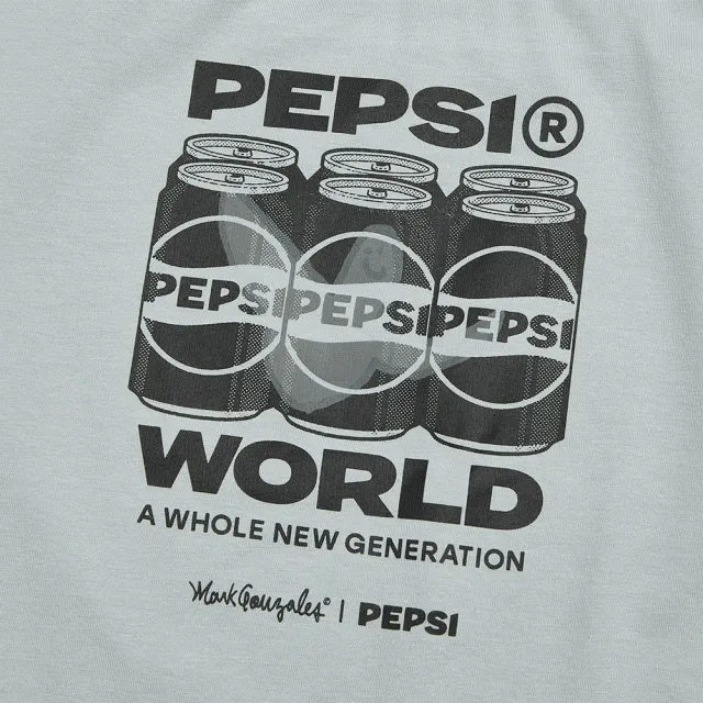 【Mark Gonzales】女款 MG X Pepsi 細肩上衣-藍色(百事可樂聯名)