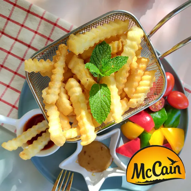 McCain麥肯 洋蔥圈/細脆薯條/波浪薯條/微笑薯餅/黃金薯餅(6入超值組)